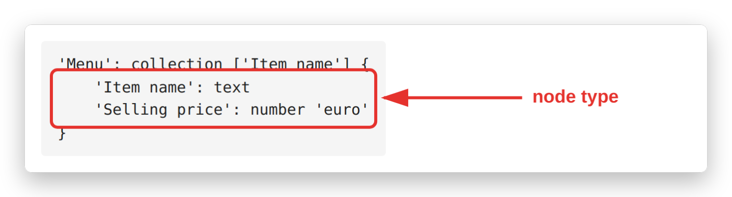 node type