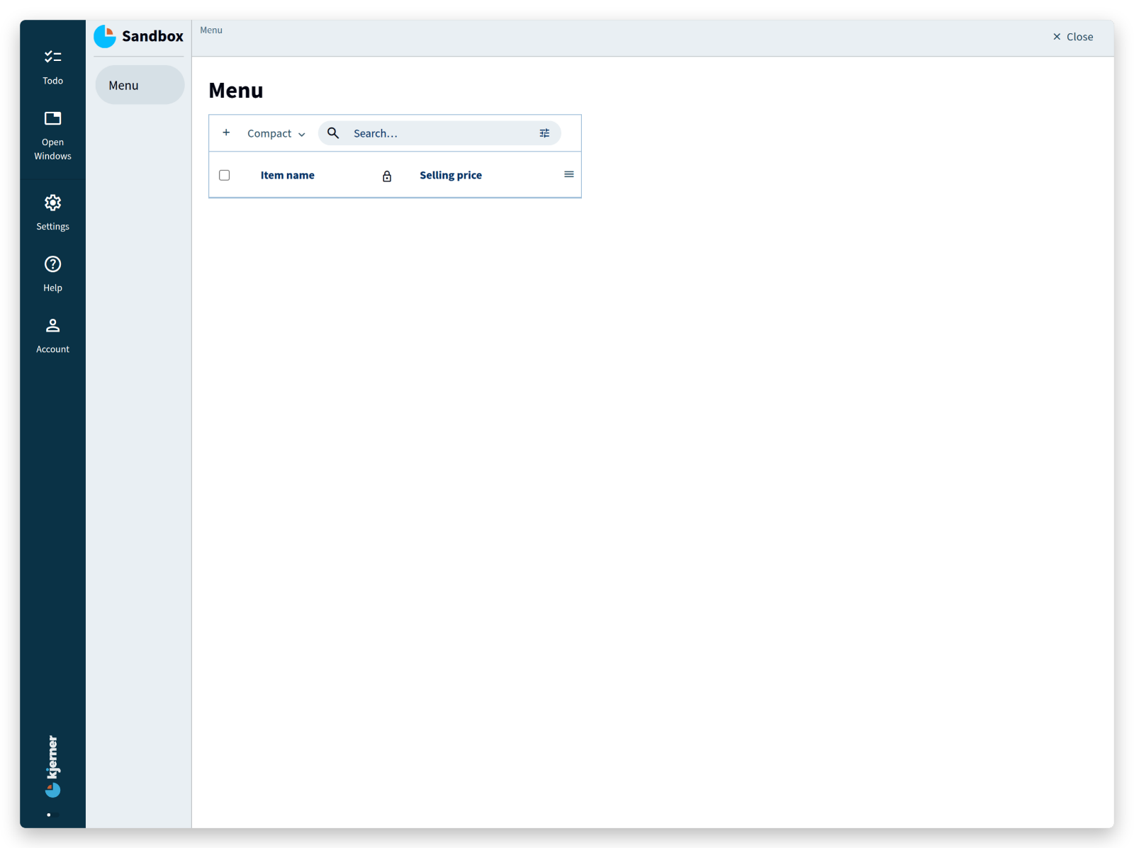 first app